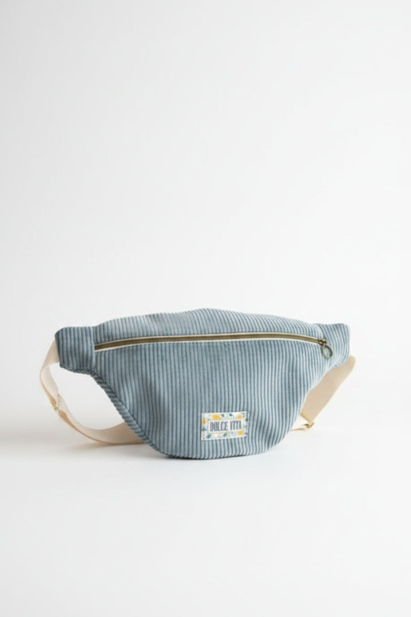 Sac Banane Bleu Denim/ Bleu Marine