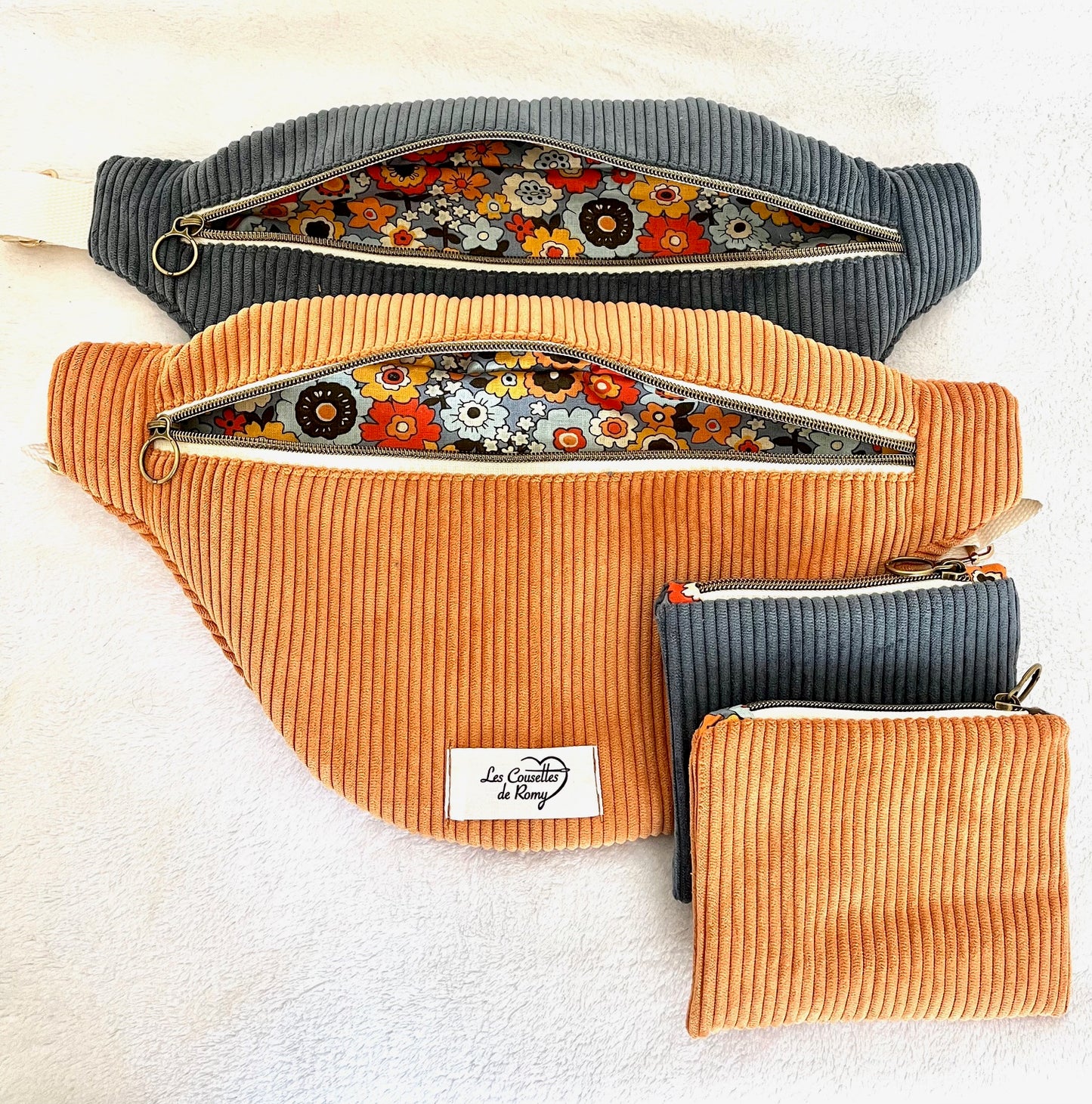 Sac Banane Collection "En attendant le Printemps" Abricot