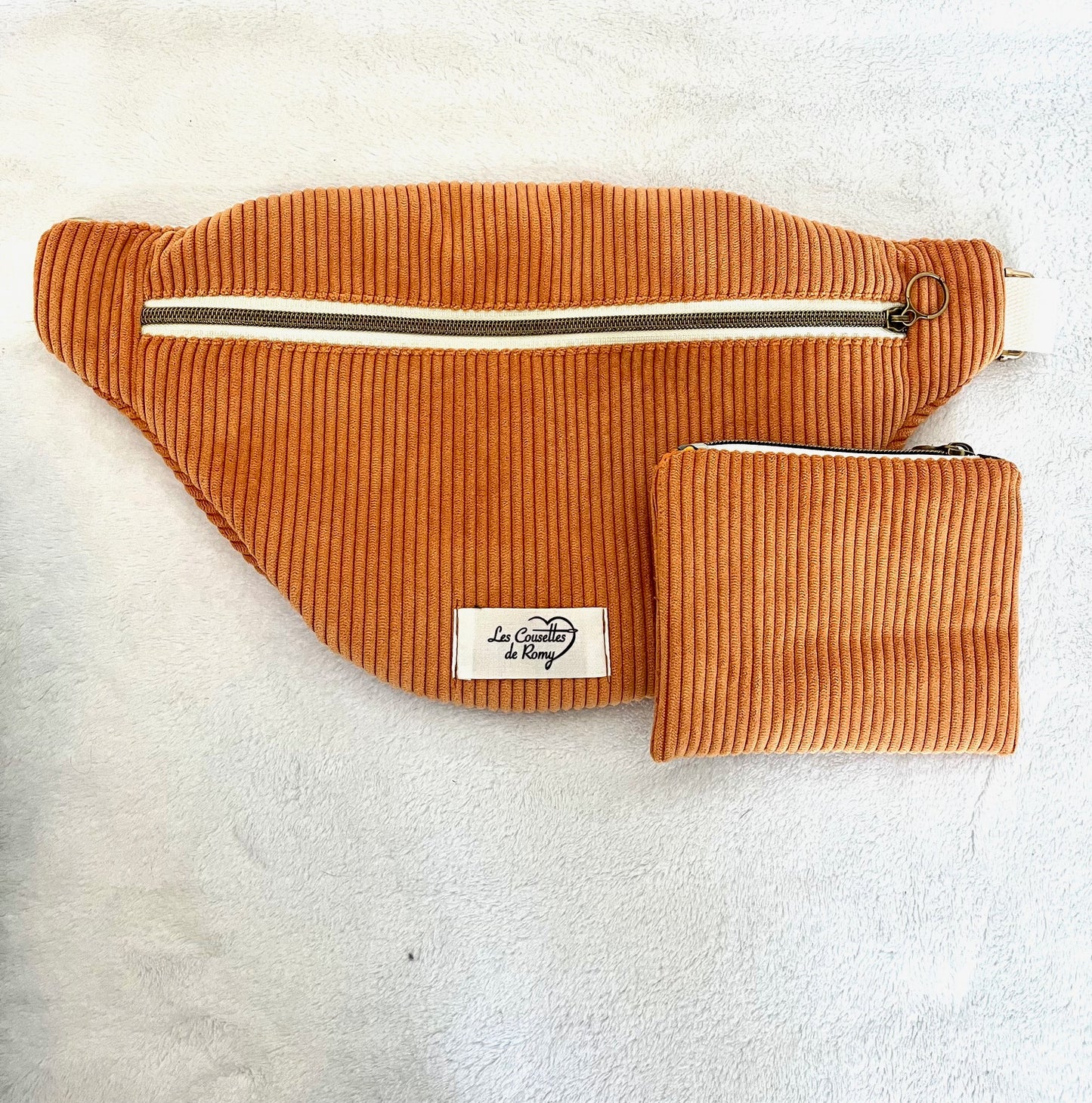 Sac Banane Collection "En attendant le Printemps" Abricot