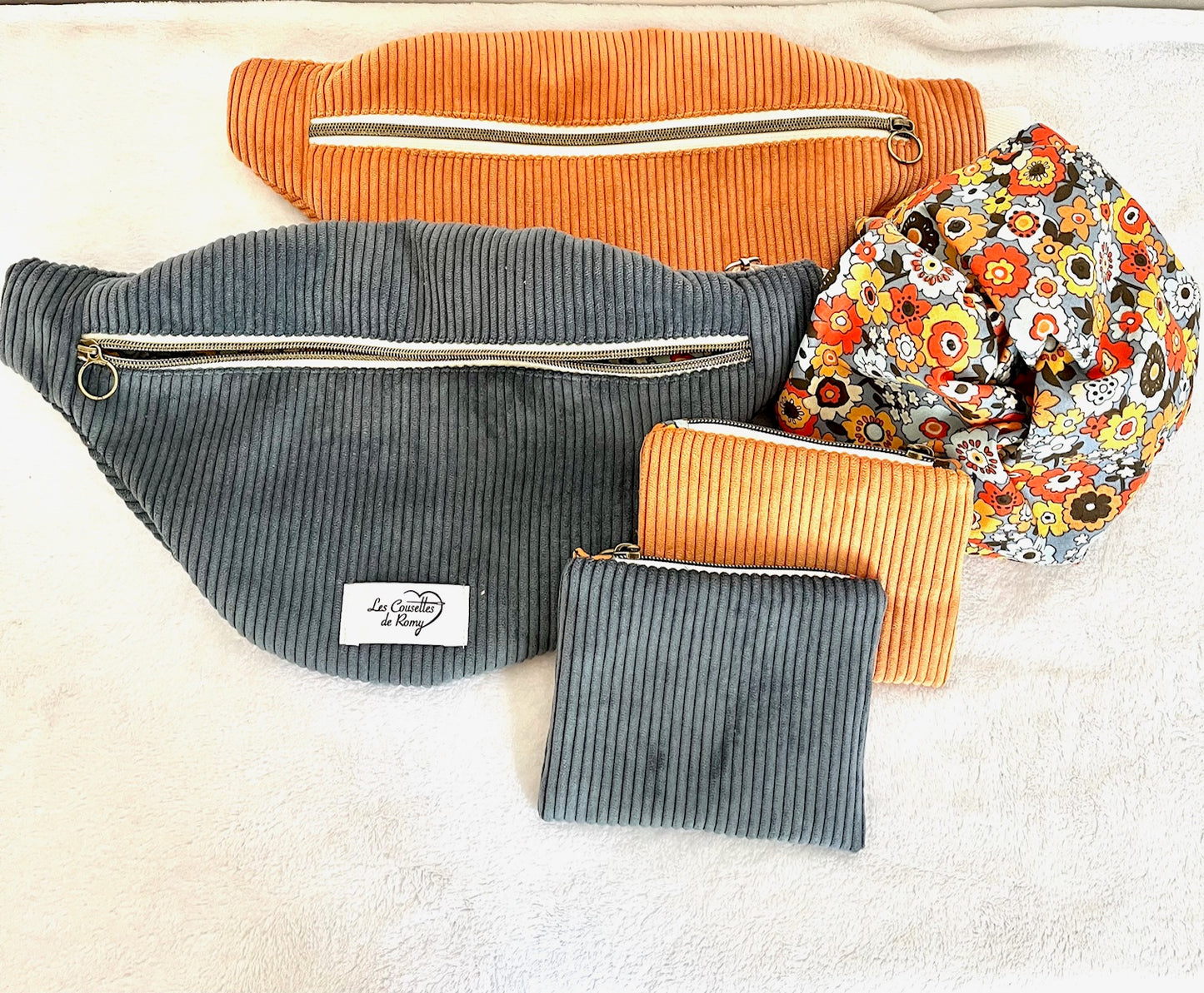 Sac Banane Collection "En attendant le Printemps" Abricot