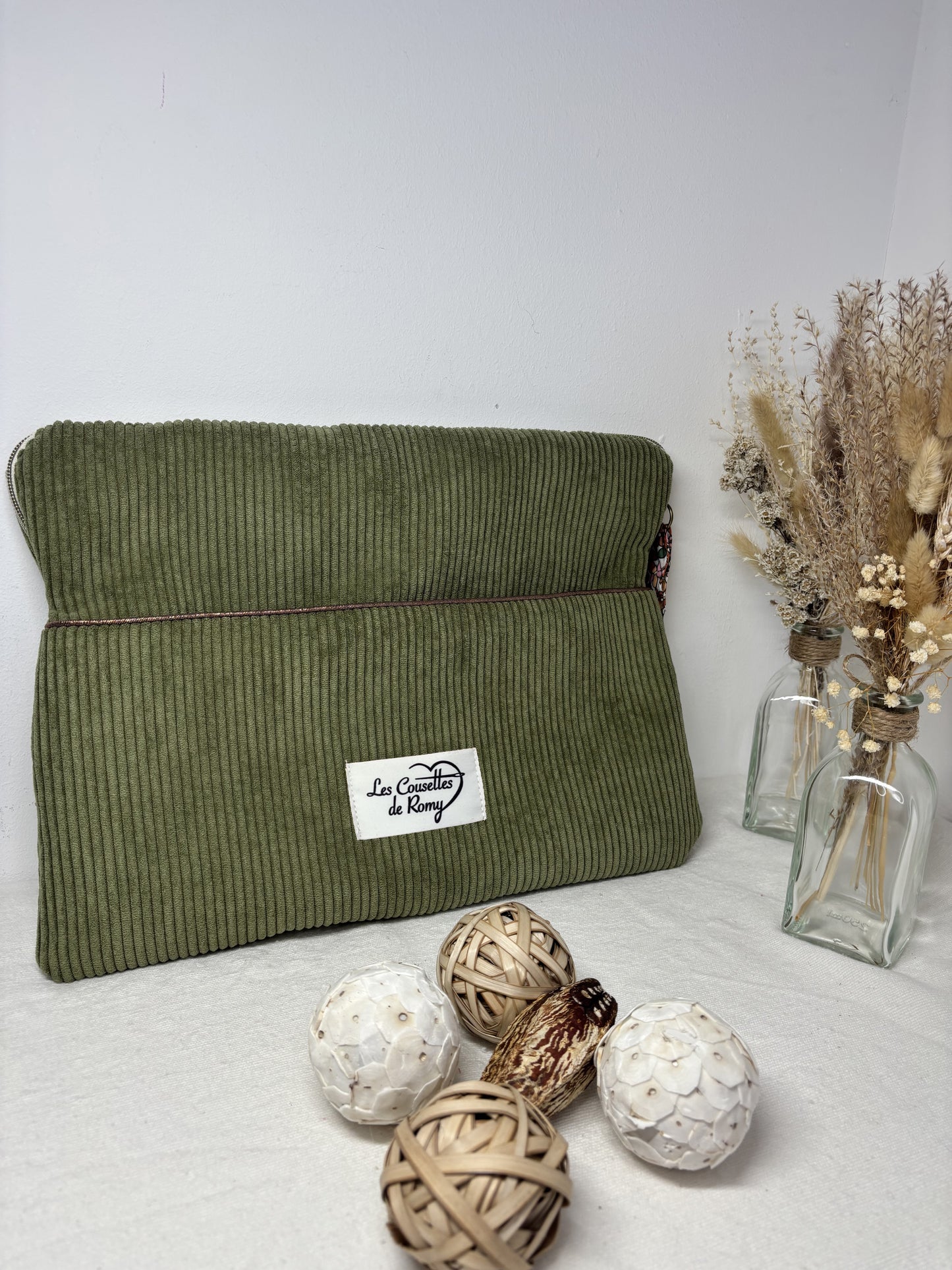 Housse d'Ordinateur Kaki