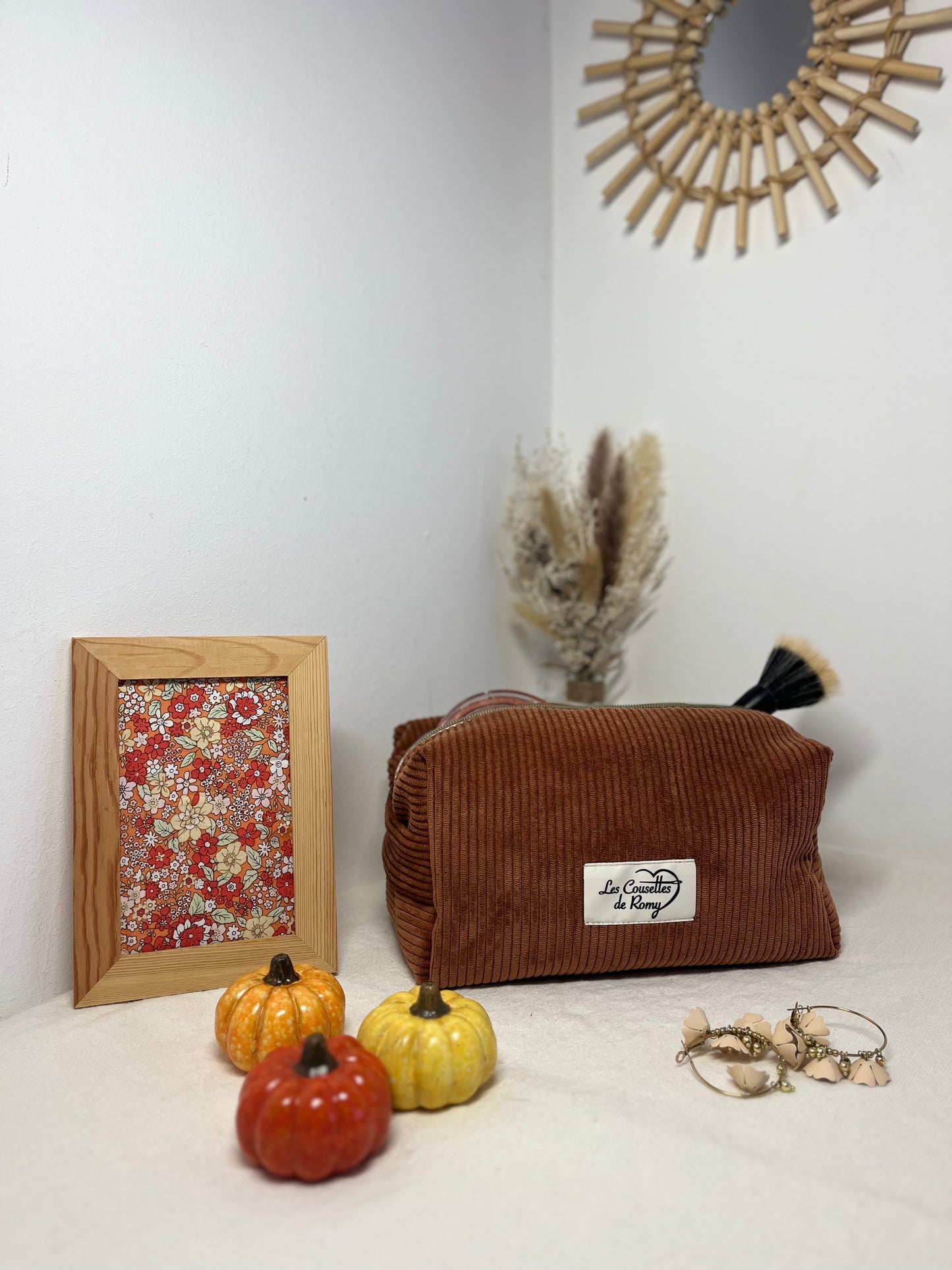 Trousse de Toilette Marron Glacé