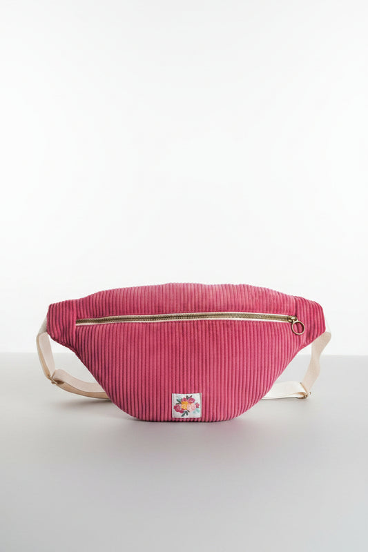 Sac Banane Rose Poudré/ Framboise/Bordeaux