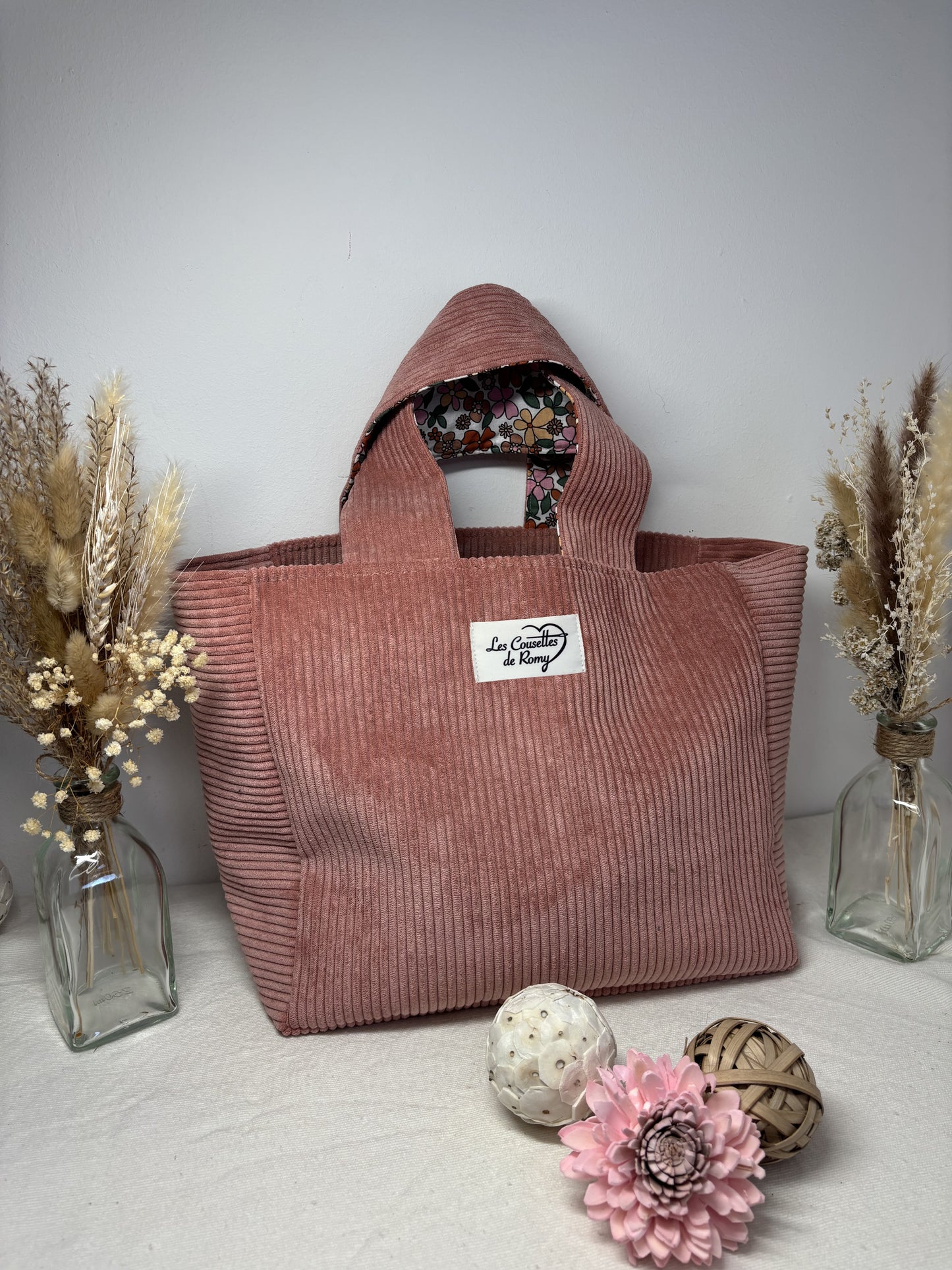 Sac Cabas Rose Poudré