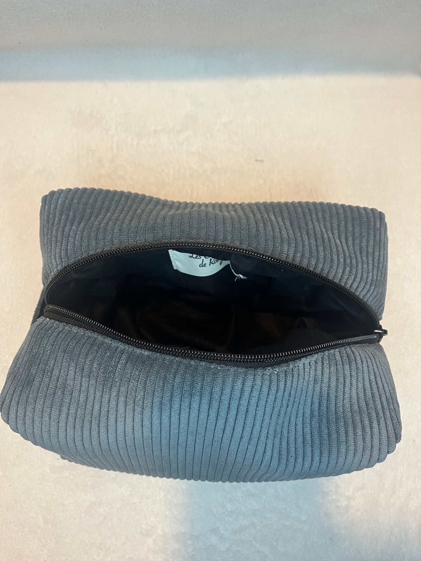 Trousse de Toilette  Collection "En attendant le Printemps" Bleu Jean's