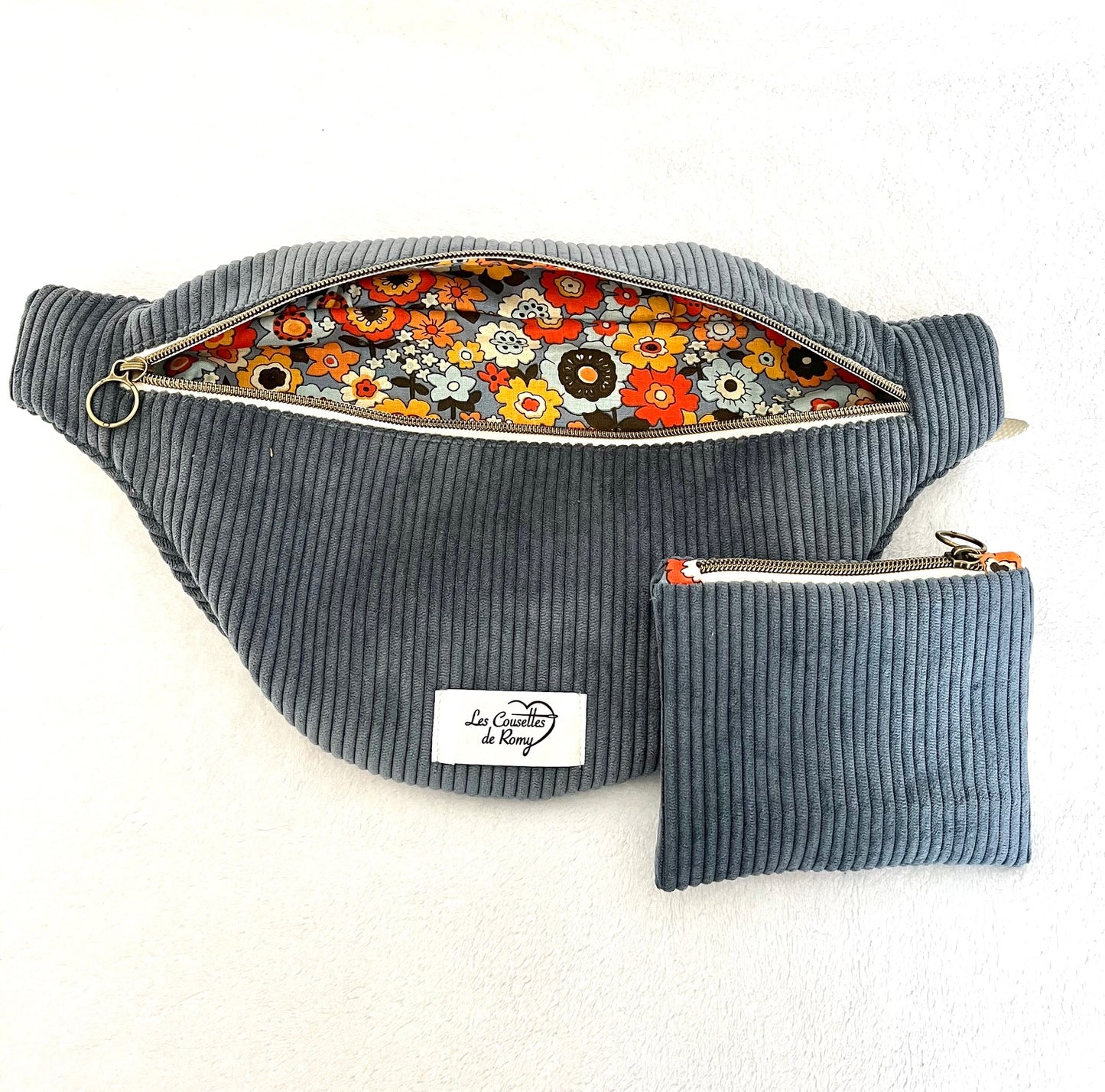 Sac Banane Collection "En attendant le Printemps" Bleu Jean