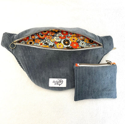 Sac Banane Collection "En attendant le Printemps" Bleu Jean