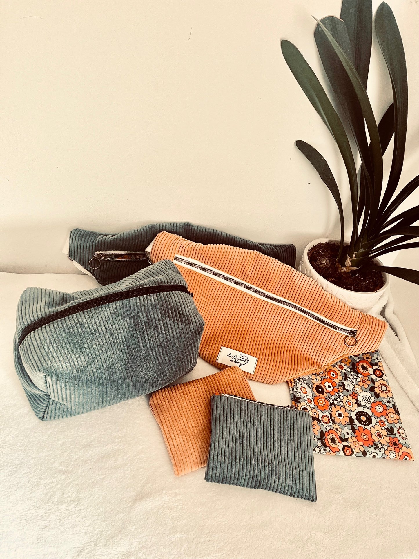 Sac Banane Collection "En attendant le Printemps" Bleu Jean