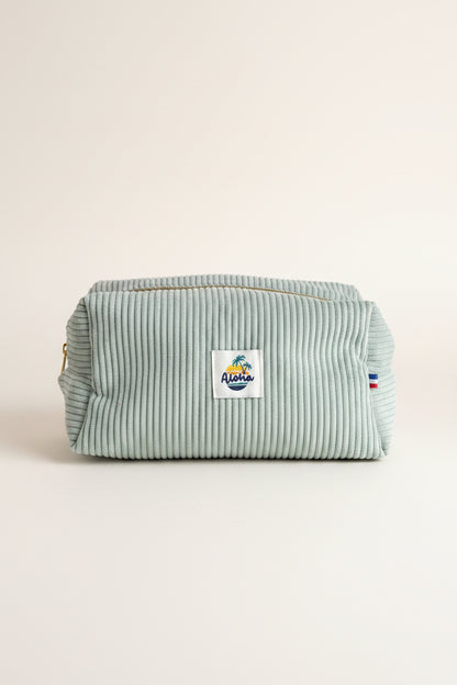 Trousse de Toilette Kaki/ Céladon